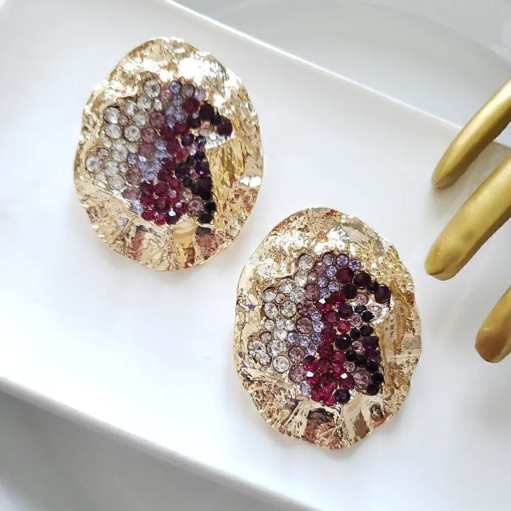 Zara Sparkles Post Earrings - Picture 2 of 11